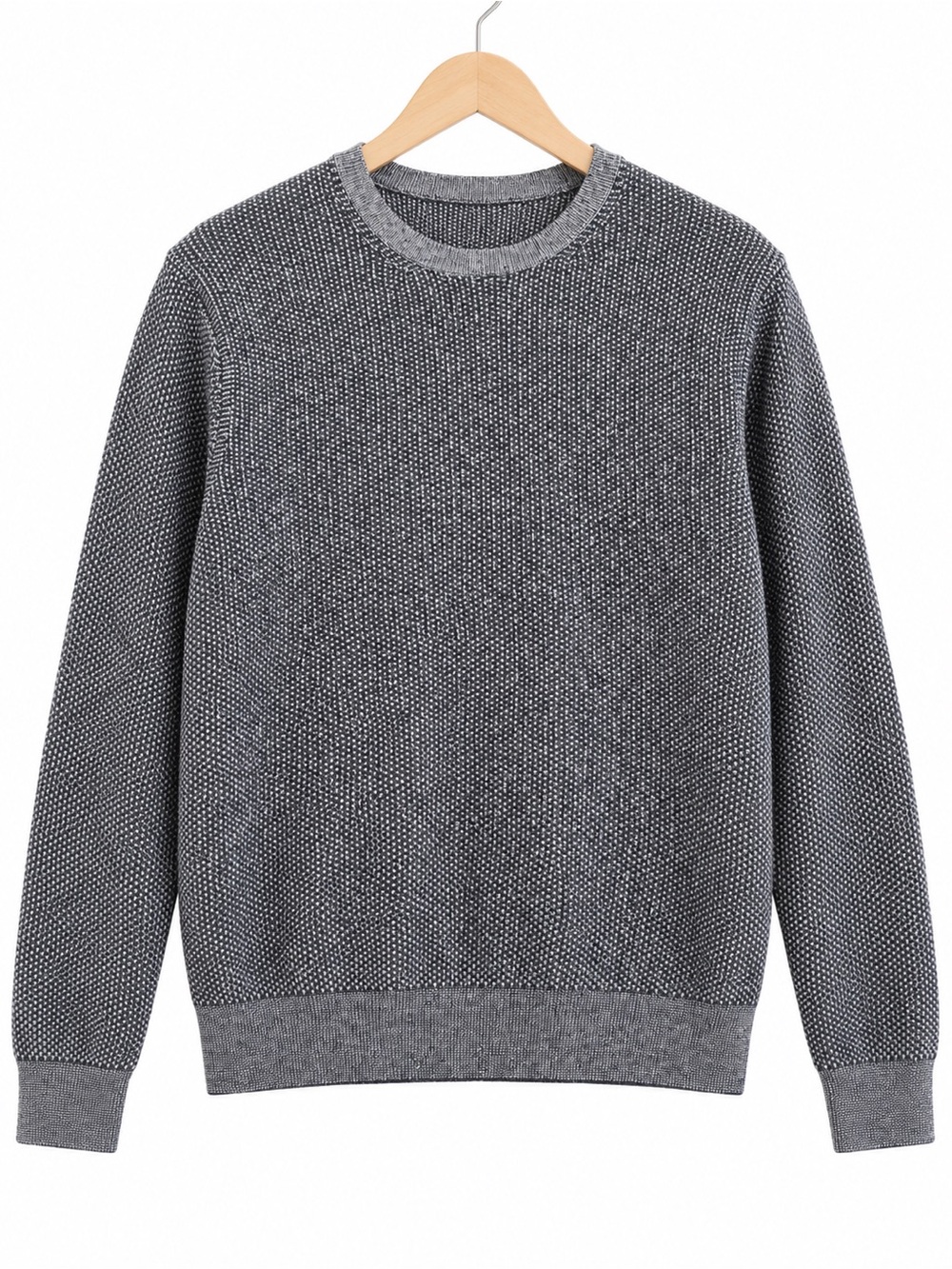 Vince Wool Cashmere Blend Birdseye Crewneck Sweater Men’s L